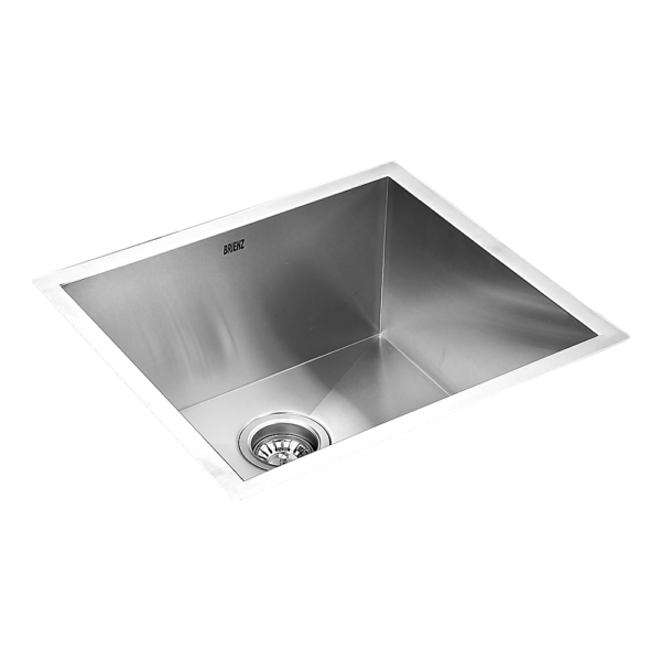 Stainless Steel Sink 510x450mm Undermount Topmount Handmade 1.2mm with Waste