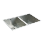 Double Bowl Kitchen Sink 770x450mm Stainless Steel Undermount Topmount Waste