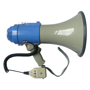 25W Portable Megaphone Loudspeaker Voice Recorder Siren PA System 0.7km Range