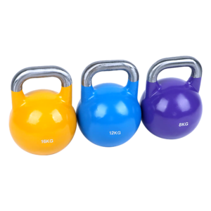 Steel Kettlebell Set 8KG 12KG 16KG Pro Grade Easy Grip Home Gym Fitness Equipment