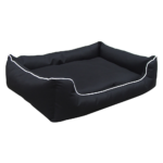 Waterproof Heavy Duty Dog Bed 120x100cm Outdoor Indoor Pet Cushion Black