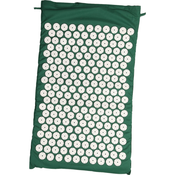 Acupressure Mat Yoga Fitness Stress Relief Energy Boost 75x44cm Green & White