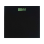 Digital Bathroom Scale 150KG Auto Off Low Profile Black Glass Design