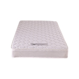 Single Bed Spring Mattress Quilted Support Comfort 92x187cm White