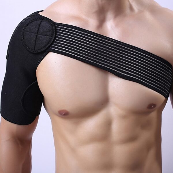 Shoulder Support Brace Adjustable Compression Wrap Sports Injury Protection