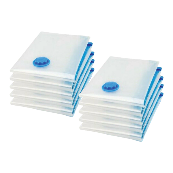 Jumbo Vacuum Storage Bags 70x100cm Space Saver Waterproof 10 Pack