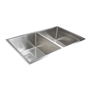 Stainless Steel Kitchen Sink 835x505mm 1.5mm Dual Mount Square Waste Included