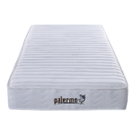 Single Mattress 20cm Encased Coil CertiPUR US Foam Quilted Cover White 92x187cm