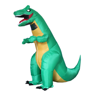 Inflatable T Rex Costume Adult Fan Operated Lightweight Suit One Size Unisex