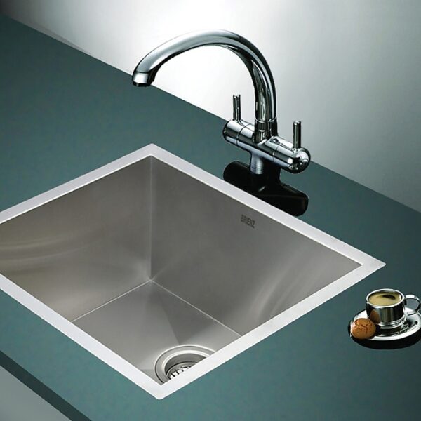 Stainless Steel Sink 510x450mm Dual Mount Handmade 1.0mm Thick with Waste