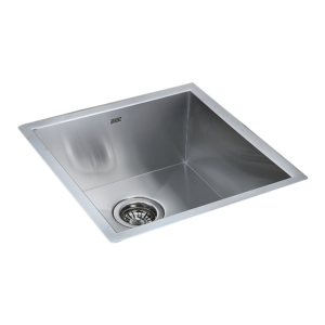 Stainless Steel Kitchen Laundry Sink 440x440mm Undermount Topmount with Waste