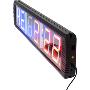 Interval Workout Timer 6 Digit LED Fitness Clock 650x120mm Remote Control