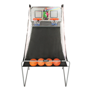 2 Player Arcade Basketball Game Electronic Score Foldable Metal Frame