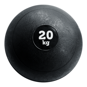 20kg Slam Ball Core Strength Training No Bounce Durable Black CrossFit MMA BootCamp