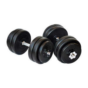 Adjustable Dumbbell Set 30KG Weight Home Gym Fitness Non Slip Grip Steel Bar