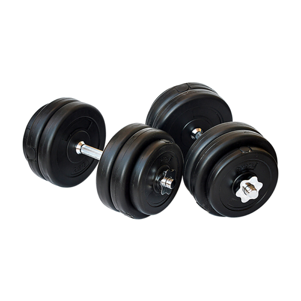 Adjustable Dumbbell Set 30KG Weight Home Gym Fitness Non Slip Grip Steel Bar