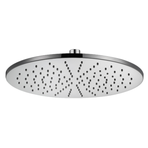 Rainfall Shower Head 300mm Extra Large Chrome Round Swivel Brass WELS Approved