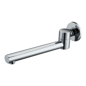 Bath Safety Spout 240mm Swivel Polished Chrome Brass Modern Design