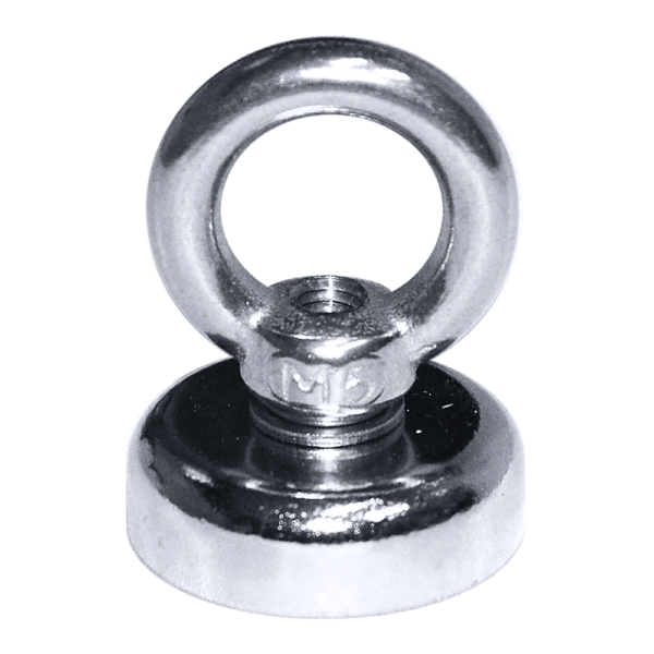 Magnet Fishing Neodymium 12Kg Pull Eyebolt Circular Ring 25x33mm Treasure Hunt