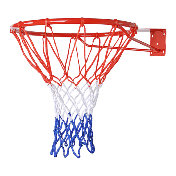 Basketball Hoop 45cm Official Size Wall Mounted Outdoor Goal Net Rim Set Red