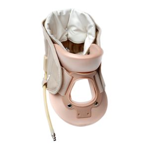 Adjustable Cervical Collar Neck Traction Brace Hand Pump Support Beige