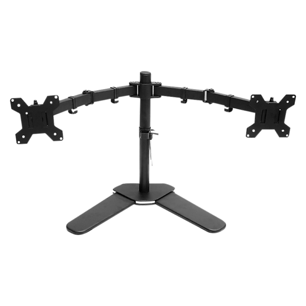 Dual Monitor Stand 13 27 Adjustable Desk Mount Swivel Tilt Rotate VESA 100x100