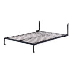 Double Size Wall Bed Mechanism Kit Diamond Edition Easy Lift Black Steel