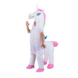 Inflatable Unicorn Costume Adult Fan Operated Lightweight Suit Up to 200cm