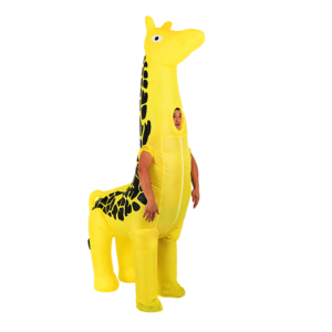 Inflatable Giraffe Costume Suit Adult Fan Operated Lightweight One Size Unisex