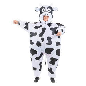 Adult Cow Inflatable Costume Lightweight Fan Powered Suit One Size Fits All