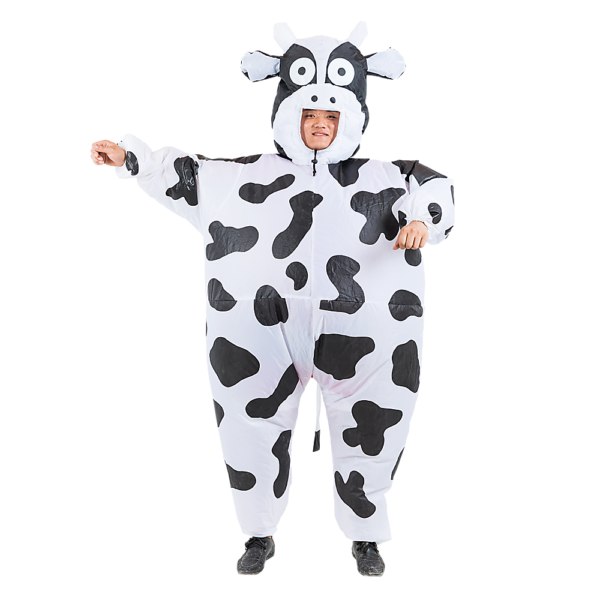 Adult Cow Inflatable Costume Lightweight Fan Powered Suit One Size Fits All