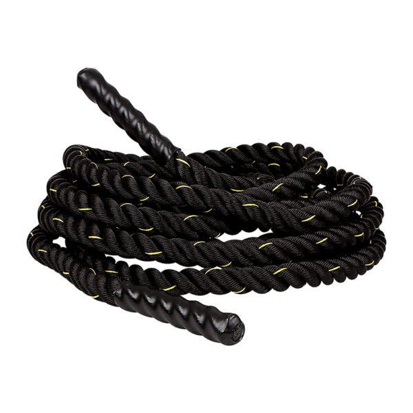 Battle Rope 3.8cm x 9M Poly Dacron Workout Strength Training Exercise Black