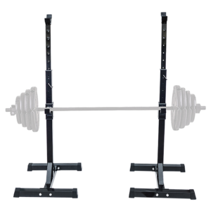 Adjustable Squat Rack Barbell Stand Home Gym Steel 200kg Load Capacity Safety