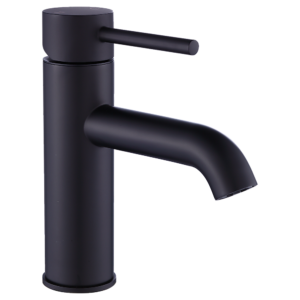 Modern Basin Mixer Tap 5 Star WELS 5.86L/min Matte Black Solid Brass