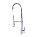 Pull Out Kitchen Tap Faucet Flexible Spray 5 Star WELS Chrome Finish Mixer 663mm