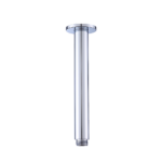 Ceiling Shower Arm Chrome 200mm Round Wall Connector Bathroom Rain Showerhead