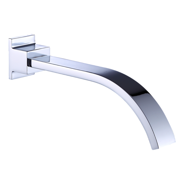 Modern 180mm Bathroom Spout Polished Chrome Ultra Modern Design