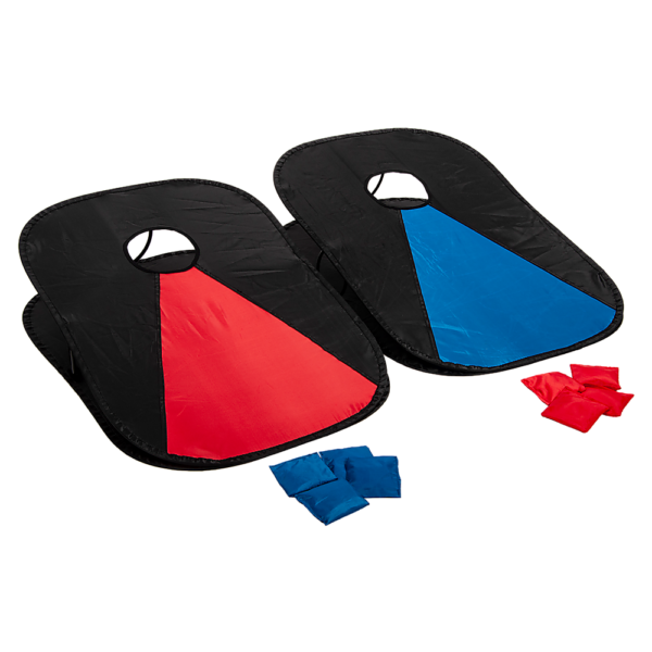 Collapsible Corn Hole Game Set 90x60cm with 8 Bean Bags and Carry Case