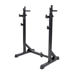 Adjustable Squat Rack 300kg Capacity 10 Setting Weight Lifting Stand