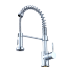 Kitchen Pull Out Mixer Tap Extendable Spray Chrome 5 Star WELS 430mm Faucet