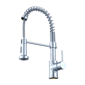 Kitchen Pull Out Mixer Tap Extendable Spray Chrome 5 Star WELS 430mm Faucet