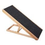 Dog Ramp Adjustable Portable Pet Ramp for Small Medium Animals 35kg Capacity