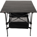 Heavy Duty Camping Table Collapsible 70cm Steel Aluminium 100kg Capacity