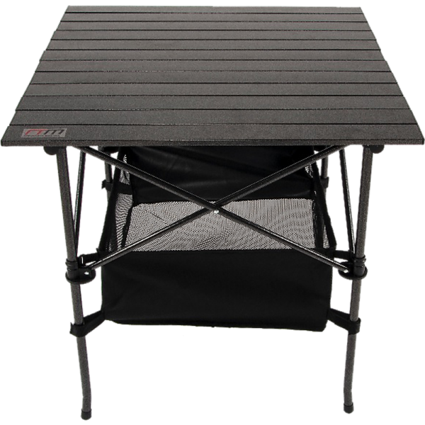 Heavy Duty Camping Table Collapsible 70cm Steel Aluminium 100kg Capacity