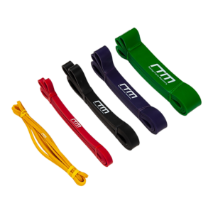 5pc Resistance Bands Set Heavy Duty Yoga Workout 5 125lbs Multi Color Loop