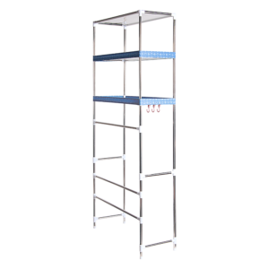 3 Tier Laundry Storage Rack Over Washing Machine Organizer 69x28x169cm Waterproof