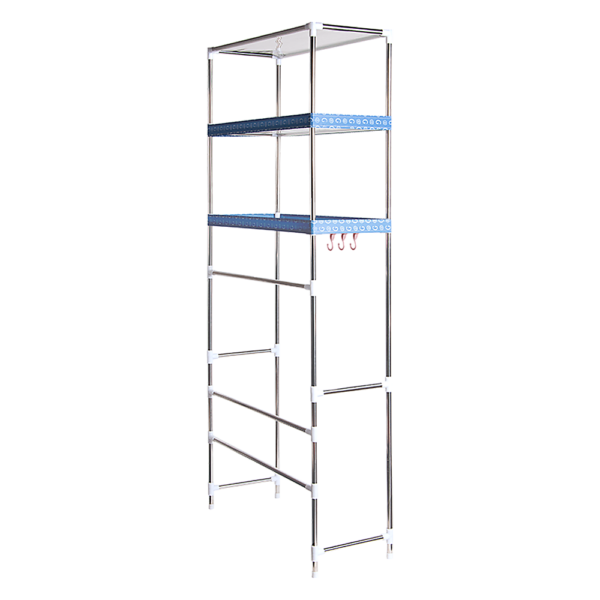 3 Tier Laundry Storage Rack Over Washing Machine Organizer 69x28x169cm Waterproof