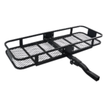 Hitch Cargo Carrier 220kg Capacity Foldable 6 Inch Walls Mesh Base