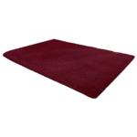 200x140cm Floor Rugs Shaggy Rug Area Carpet Bedroom Living Room Mat Burgundy Polyester