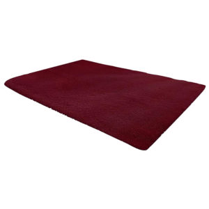 200x140cm Floor Rugs Shaggy Rug Area Carpet Bedroom Living Room Mat Burgundy Polyester